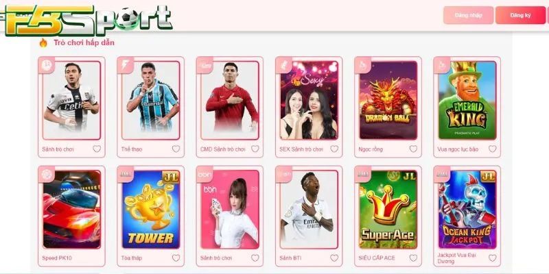 Nhà cái luôn cập nhật kho game đa dạng dành cho tất cả người chơi